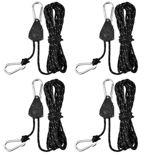 4mm Reflektierend Abspannseile Seil mit Seilspanner 4Stück, 13ft/4M Abspannseile Camping Einstellbare Seil Ratsche Rope Seilratsche mit Haken, Paracordseil Abspannleine Zeltseil Zeltschnur mit Spanner 4mm Reflektierend Abspannseile Seil mit Seilspanner 4Stück, 13ft/4M Abspannseile Camping Einstellbare Seil Ratsche Rope Seilratsche mit Haken, Paracordseil Abspannleine Zeltseil Zeltschnur mit Spanner von OTYMIOW