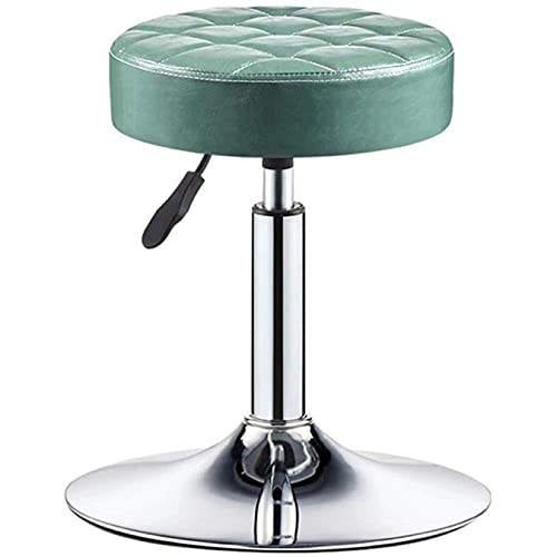 OUBBDVRT Einstellbare Höhe Schwenkbarschhocker Retro Industrial Design mit PU -Ledersitz ideal für Büro- und Spa -Nutzung 60 80 cm (23 31 Zoll) Gelbbrauner Perfekter Zahnstuhl. von OUBBDVRT