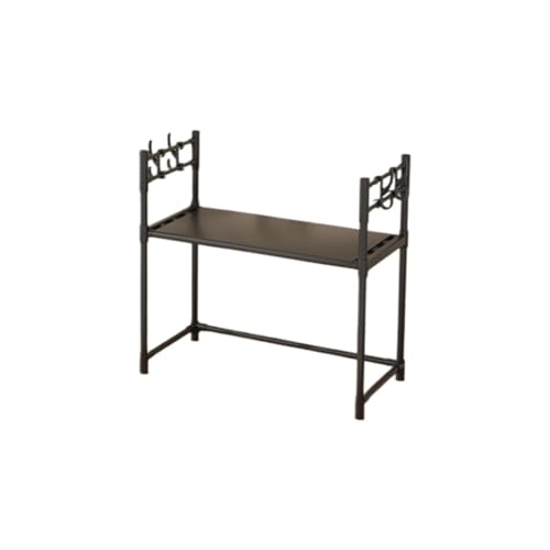 OUBBDVRT Mikrowellenregal für einstellbare küchenvereinbarbare mikrowelle Ofenständer Küchentisch Counter Rack Arbeitsplatte Mehrschichtspeicher Lager Rack Küchenständer (50 cm) von OUBBDVRT
