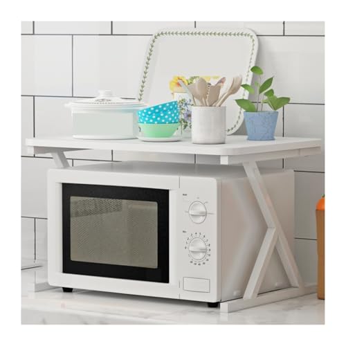 OUBBDVRT Mikrowellenschelf für Küchenmikrowellen -Ofen Rack Küche Rack Ofen Rack Lagerregal Coden Supplies Rack Küchenständer (gelb) von OUBBDVRT