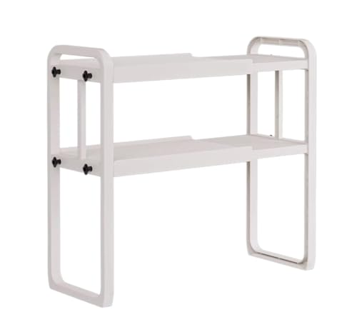 OUBBDVRT Mikrowellenschelf für Küchenmikrowellenständer Mikrowellenofen -Rack Erweiterbares Metallofen -Rack -Regal -Tabellgeschirrspeicherung Küchenständer (33 cm) von OUBBDVRT