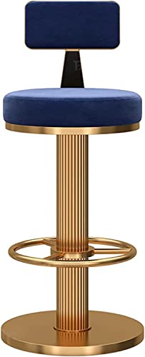 OUBBDVRT Moderne Velvet Counterhocker mit Verstellbarer Sitzhöhe stilvolle Küchenbarhosen mit robustem Metallrahmen und Fußstütze gepolsterte Barstühle für Esszimmer Gold Metallbeine Bequeme Meer OUBBDVRT Moderne Velvet Counterhocker mit Verstellbarer Sitzhöhe stilvolle Küchenbarhosen mit robustem Metallrahmen und Fußstütze gepolsterte Barstühle für Esszimmer Gold Metallbeine Bequeme Meer von OUBBDVRT