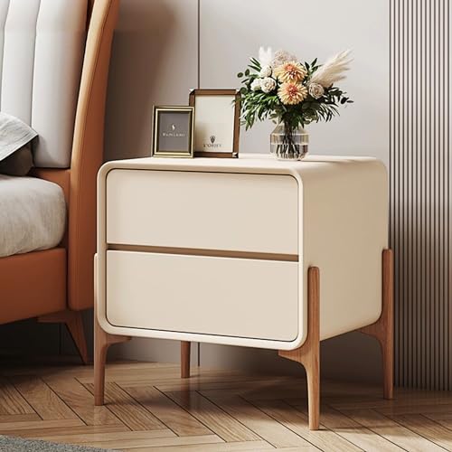 OUBBDVRT Moderne weiße 2 -Schubladen -Nachttisch für Schlafzimmer und Wohnzimmer Einfacher Schlafzimmer Möbelschrank 50x40x50 cm OUBBDVRT Moderne weiße 2 -Schubladen -Nachttisch für Schlafzimmer und Wohnzimmer Einfacher Schlafzimmer Möbelschrank 50x40x50 cm von OUBBDVRT