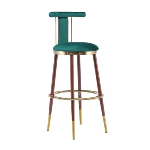 OUBBDVRT Stilvolle Massivholz -Barhocker moderner Hochstuhl für Heimküche und Bar perfekt für Inseln und Fronttische (M: 38 cm x 38 cm x 100 cm) von OUBBDVRT