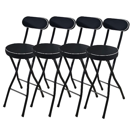 OUBBDVRT Tragbarer Klappstangehocker mit Rückenunterstützung gepolsterter Sitz und Fußstützenschalter Höhe Klappstuhl für Camping Picknick Innen- und Außenbereich 10.65 cm OUBBDVRT Tragbarer Klappstangehocker mit Rückenunterstützung gepolsterter Sitz und Fußstützenschalter Höhe Klappstuhl für Camping Picknick Innen- und Außenbereich 10.65 cm von OUBBDVRT