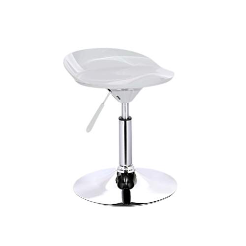 OUBBDVRT Verstellbare Rollstangenhocker auf Rädern, Plastikharz -Drehhocker mit Rücken, armlose Küche und Esszimmerstühle, Schwarz, Höhe 36-52 cm - perfekt für Zuhause und Büro OUBBDVRT Verstellbare Rollstangenhocker auf Rädern, Plastikharz -Drehhocker mit Rücken, armlose Küche und Esszimmerstühle, Schwarz, Höhe 36-52 cm - perfekt für Zuhause und Büro von OUBBDVRT