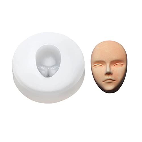 Tonform Menschliche Puppen Gesicht Ton Form Silikon Schokolade Süßigkeiten Form Fondant Kuchen Cupcake Dekorieren Werkzeug von OUBEIDUO
