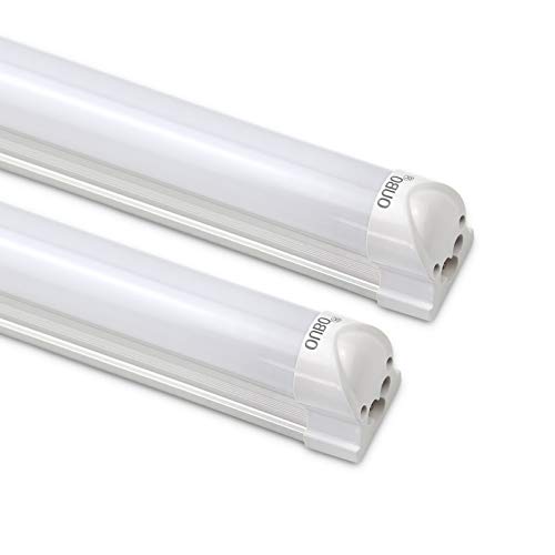 OUBO [2er Pack zum Sparpreis LED Leuchtstoffröhre komplett 90CM LED Tube T8 Röhre Leuchtstofflampe mit Fassung, 14 Watt, 1850 Lumen, Neutralweiß 4000K von OUBO