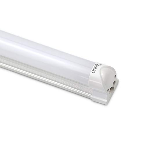 OUBO LED Leuchtstoffröhre komplett 60CM LED Tube T8 Röhre Leuchtstofflampe mit Fassung, 10 Watt, 1300 Lumen, Kaltweiß Tageslichtweiß 6000K von OUBO