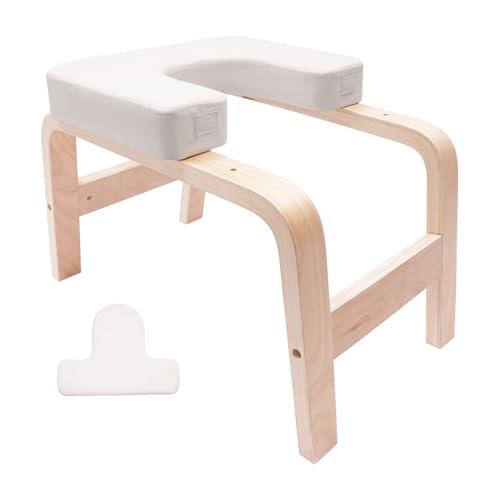 OUBUBY Yoga Kopfstandhocker, Yoga Inversion Bank mit Holzrahmen und Detachable PU Pads Yoga Kopfstandbank Inversionsstuhl 200 kg Inversion Bank für Entlasten Müdigkeit Balance Training OUBUBY Yoga Kopfstandhocker, Yoga Inversion Bank mit Holzrahmen und Detachable PU Pads Yoga Kopfstandbank Inversionsstuhl 200 kg Inversion Bank für Entlasten Müdigkeit Balance Training von OUBUBY