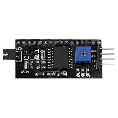 OUCRIY Adapterplatte LCD1602, Konverter I2c, Adapterplatte LCD1602, Schnittstelle IIC/I2C, 5 V Konvertermodul für 1602 LCD 7 x 5 x 2 OUCRIY Adapterplatte LCD1602, Konverter I2c, Adapterplatte LCD1602, Schnittstelle IIC/I2C, 5 V Konvertermodul für 1602 LCD 7 x 5 x 2 von OUCRIY