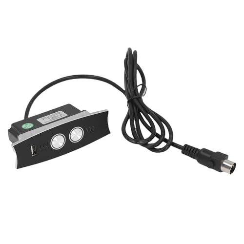 OUCRIY Elektrischer Liegestuhl-Controller, einfaches Design mit 5-poliger Konfiguration, USB-Lade-Handsteuerungsschalter (schwarz) von OUCRIY