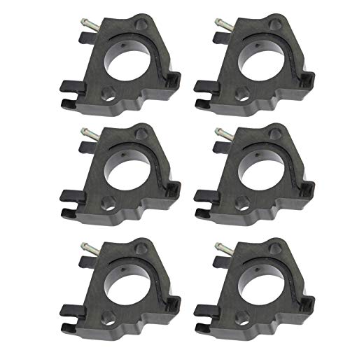 OUCRIY Vergaser-Isolator mit Schmiernippel für 188F / 190F / GX390 / GX420 Benzin-Generator, 6 Stück OUCRIY Vergaser-Isolator mit Schmiernippel für 188F / 190F / GX390 / GX420 Benzin-Generator, 6 Stück von OUCRIY