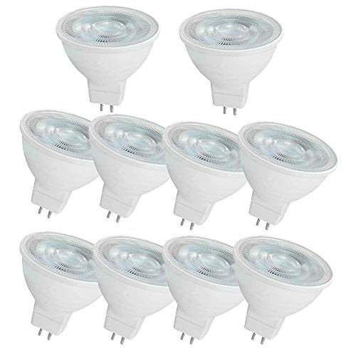 OUGEER 10 Stück MR16 LED-Leuchtmittel 5W LED GU5.3, Entspricht 50W MR16 Halogenlampe Warmweiß 3000K MR16 LED-Strahler GU5,3 600 Lumen Nicht Dimmbar, AC/DC 12V OUGEER 10 Stück MR16 LED-Leuchtmittel 5W LED GU5.3, Entspricht 50W MR16 Halogenlampe Warmweiß 3000K MR16 LED-Strahler GU5,3 600 Lumen Nicht Dimmbar, AC/DC 12V von OUGEER