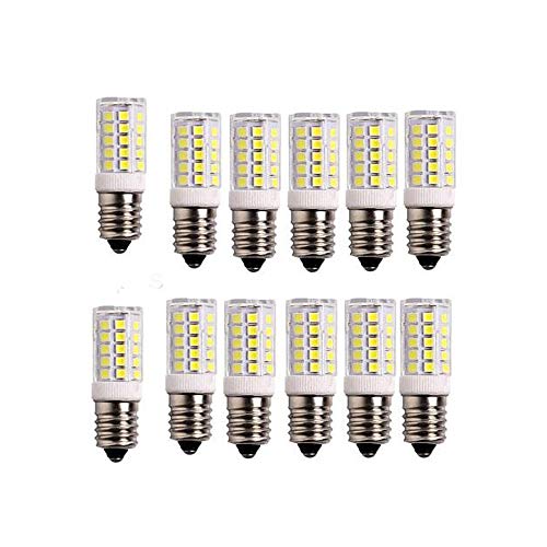 OUGEER 12er Pack E14 LED Lampe, Kein Flackern, (5W, Ersetzt 50W Halogen),500LM, Kaltweiß 6000K, E14 LED Leuchtmittel Birne von OUGEER