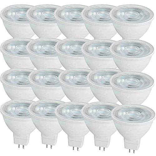 OUGEER 20 Stück MR16 LED-Leuchtmittel 5W AC 220-240V LED GU5.3, Entspricht 50W MR16 Halogenlampe Warmweiß 3000K MR16 LED-Strahler GU5,3 500 Lumen Nicht Dimmbar OUGEER 20 Stück MR16 LED-Leuchtmittel 5W AC 220-240V LED GU5.3, Entspricht 50W MR16 Halogenlampe Warmweiß 3000K MR16 LED-Strahler GU5,3 500 Lumen Nicht Dimmbar von OUGEER