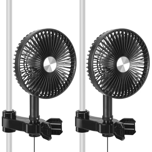 OUGPIU 2 Stück Grow Ventilator mit Clip,für Growzelt-Stangenmontage von 16-26mm,6 Zoll EC-Motor Wachstumsventilatoren mit 2m langem Kabel,3W Clip Fan Grow Tent,für Kleine Gewächshäuser OUGPIU 2 Stück Grow Ventilator mit Clip,für Growzelt-Stangenmontage von 16-26mm,6 Zoll EC-Motor Wachstumsventilatoren mit 2m langem Kabel,3W Clip Fan Grow Tent,für Kleine Gewächshäuser von OUGPIU