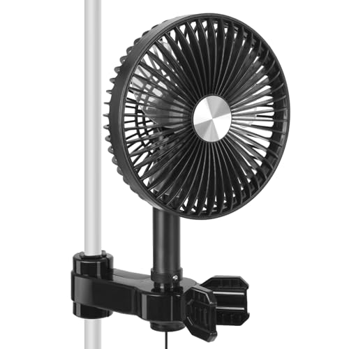 OUGPIU 6 Zoll Grow Ventilator mit Clip,für Growzelt-Stangenmontage von 16-26mm,EC-Motor Wachstumsventilatoren mit 2m langem Kabel,3W Clip Fan Grow Tent,für Kleine Gewächshäuser OUGPIU 6 Zoll Grow Ventilator mit Clip,für Growzelt-Stangenmontage von 16-26mm,EC-Motor Wachstumsventilatoren mit 2m langem Kabel,3W Clip Fan Grow Tent,für Kleine Gewächshäuser von OUGPIU