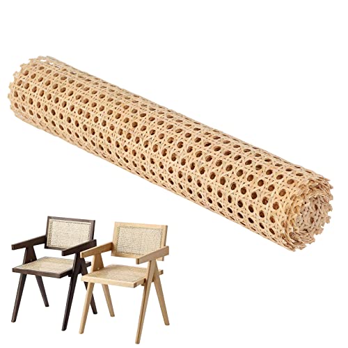 Wiener Geflecht,Schimmelfest Rattan Gurtband Plastik Rattan Geflecht,Wasserdicht Handgemachtes Rattan Kunsthandwerk Möbeldekoration,DIY Wabengeflecht Stuhlflechtrohr,Flechtrohrgewebe (45CM, 200CM) von OUGPIU