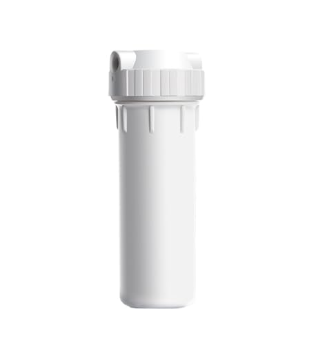 10 Zoll Wasserfilter-Filterflasche 2 Punkte 4 Punkte Weiße Flasche Vorfilterschale Filterfass Mit hocheffizienter Filterfunktion(1/2) von OUHFCASN