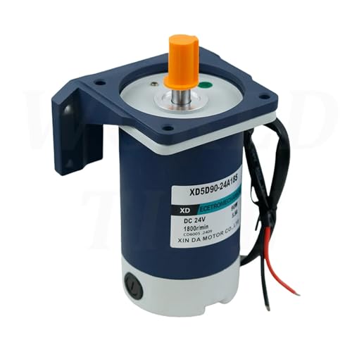 90W DC Permanent Magnet Motor 12V24V 1800-3000 U/min High-speed-Motor Mit Geschwindigkeit Einstellung CW CCW Motor für Garagentor(1800rpm,12Vmotor and bracket) von OUHFCASN