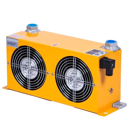 AH0608TL AC/DC Luft-Ölkühlerlüfter 60 L/min Aluminium-Hydraulikölkühler-Plattenwärmetauscher Weit verbreitete Anwendung(AC380) von OUHFCASN