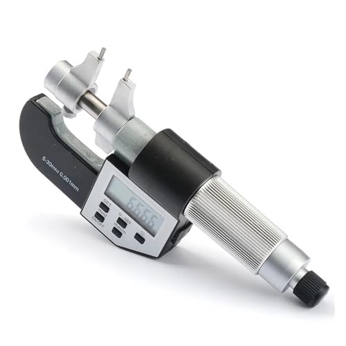 Digitaler Mikrometer 5–30 mm 25–50 50–75 75–100 IP54 Innenmikrometer 0,001 Zoll/mm Elektronischer Messschieber Präzision Klar zu lesen Digitaler Mikrometer 5–30 mm 25–50 50–75 75–100 IP54 Innenmikrometer 0,001 Zoll/mm Elektronischer Messschieber Präzision Klar zu lesen von OUHFCASN