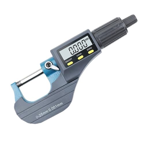 Digitales Außenmikrometer, Präzisionsmesswerkzeug, 0-1"/0-25 mm, Zoll/Metrisch 0,00005"/0,001 Klar zu lesen Digitales Außenmikrometer, Präzisionsmesswerkzeug, 0-1"/0-25 mm, Zoll/Metrisch 0,00005"/0,001 Klar zu lesen von OUHFCASN