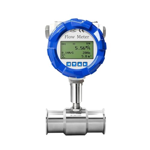 Elektromagnetischer Öldurchflussmesser 4-20 mA, RS485 Digitaler Turbinendurchflussmesser for Diesel, Benzin, Milch, Wasser Erkennung von Wasser(DN4) von OUHFCASN