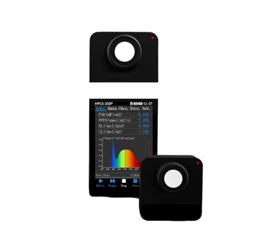 HPL310P Handheld PAR PPFD Meter Mit 3,5 Zoll Touchscreen Spektrometer For Optische Flussdichte Test Für technische Labore und den industriellen Einsat(HPCS 330P) von OUHFCASN