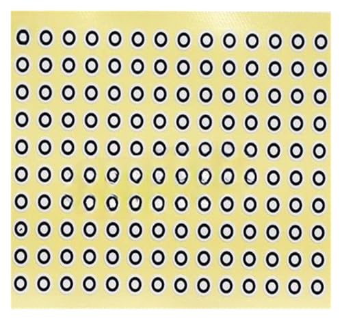 Matte 10000 Punkte 3D-Scanner-Aufkleber Positionierungsmarkierung Handheld-Markierungspunkte Ziele for einfacheres Scannen Hohe Präzision, hohe Empfindlichkeit(4 * 6 * 8mm) von OUHFCASN
