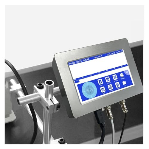 OUHFCASN 12,7/25,4 mm Etikettendrucker Online-Tintenstrahldrucker Computer QR Bar Chargencode Datumsnummer Logo Ablaufdatum Leicht und praktisch(25.4mm) von OUHFCASN