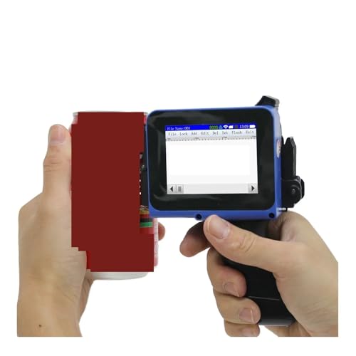 OUHFCASN DC12 12,7 mm tragbarer Minidrucker Split Mini-Tintenstrahldrucker Text QR Barcode Bild Chargennummer Logo Datumscodiermaschine Leicht und praktisch(with 1 Ink) von OUHFCASN