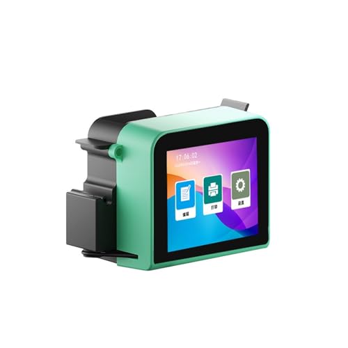OUHFCASN Mini-Hand-Tintenstrahldrucker for Drucken des Produktionsdatums und des QR-Codes der Chargennummer auf dem Brotverpackungsbeutel Leicht und praktisch(Green) von OUHFCASN