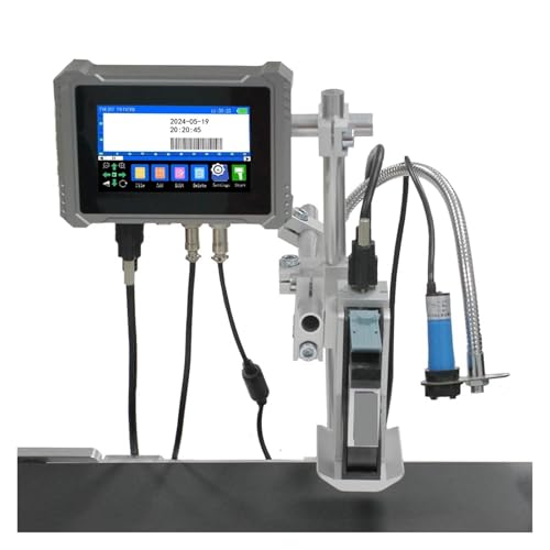 OUHFCASN U3-Plus Industrieller Online-Tintenstrahldrucker 12,7/25,4 mm Düsenetikettendrucker Text QR Barcode Logo Ablaufdatumdrucker Leicht und praktisch(12.7mm Without Ink) von OUHFCASN