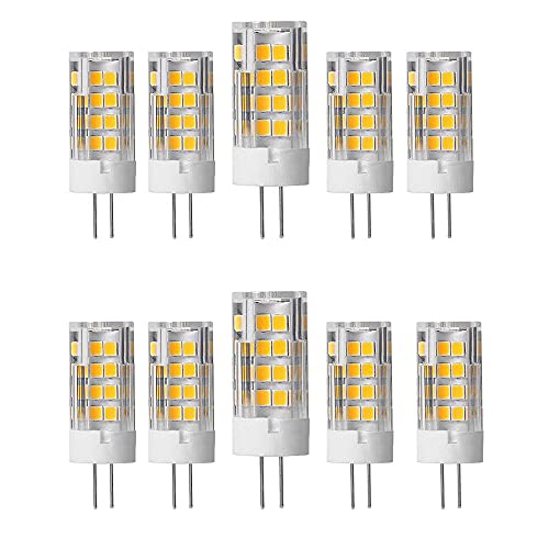 OUKAIDE 10er G4 LED Lampen 5W Leuchtmittel 2835LEDs Warmweiß 3000K Lampe Super Hell 500LM LED Bulb 360° Abstrahlwinkel AC220-240V Nicht Dimmbar G4 Keramikbasis OUKAIDE 10er G4 LED Lampen 5W Leuchtmittel 2835LEDs Warmweiß 3000K Lampe Super Hell 500LM LED Bulb 360° Abstrahlwinkel AC220-240V Nicht Dimmbar G4 Keramikbasis von OUKAIDE