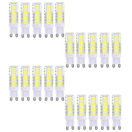OUKAIDE 20er G9 LED Lampen 7W LED Leuchtmittel 2835LEDs Kaltweiß 6000K LED Lampe Super Hell 600LM LED Bulb 360° Abstrahlwinkel AC220-240V Nicht Dimmbar OUKAIDE 20er G9 LED Lampen 7W LED Leuchtmittel 2835LEDs Kaltweiß 6000K LED Lampe Super Hell 600LM LED Bulb 360° Abstrahlwinkel AC220-240V Nicht Dimmbar von OUKAIDE