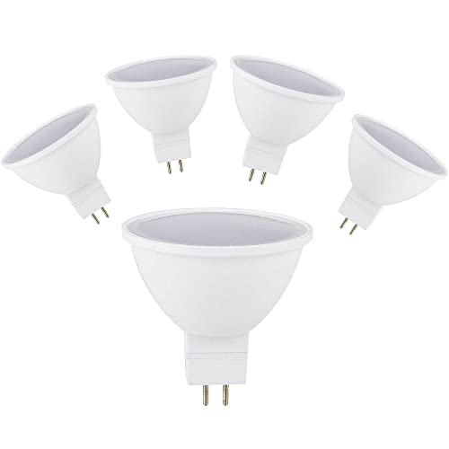 OUKAIDE 5 Stück MR16 6W LED Lampen GU5.3 Warmweiß 3000K Scheinwerfer MR16 60W Äquivalent,LED Spot GU5,3 Reflektor MR16 600LM AC 230V Nicht dimmbar von OUKAIDE