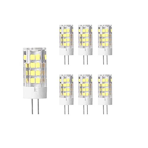 OUKAIDE 6er G4 LED Lampen 5W LED Leuchtmittel 51 SMD 2835LEDs Kaltweiß 6000K LED Lampe Super Hell 500LM LED Bulb 360° Abstrahlwinkel AC220-240V Nicht Dimmbar G4 Keramikbasis OUKAIDE 6er G4 LED Lampen 5W LED Leuchtmittel 51 SMD 2835LEDs Kaltweiß 6000K LED Lampe Super Hell 500LM LED Bulb 360° Abstrahlwinkel AC220-240V Nicht Dimmbar G4 Keramikbasis von OUKAIDE