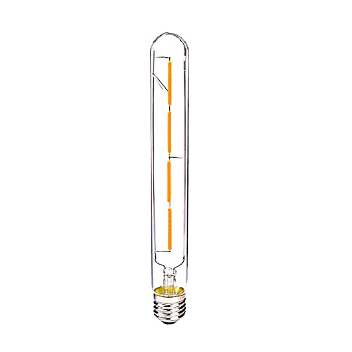 OUKAIDE E27 4W T30-225 lange Röhren Edison LED Birne, Weinlese-BirnenE27 LED Glühlampe antike Art Retro Braunglas Schraube Lampe, 400lm, Nicht Dimmble Warm White2700k (1 Stück) von OUKAIDE