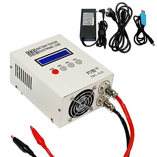 OUKANING Batterietester EBC-A20 - Multifunktionelles Batterietestgerät mit Elektronischer Last - Kapazitätstester für Lithium/Blei-Säure Batterien - Schaltkreistester von OUKANING