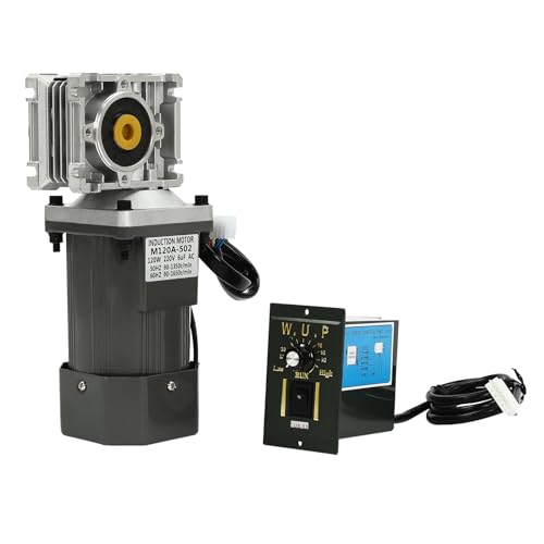 Getriebemotor mit Drehzahlregler 1:80 25NM Getriebereduzierungsmotor 220V Einstellbarer Elektromotor Getriebemotoren Kit Getriebemotor mit Drehzahlregler 1:80 25NM Getriebereduzierungsmotor 220V Einstellbarer Elektromotor Getriebemotoren Kit von OUKANING