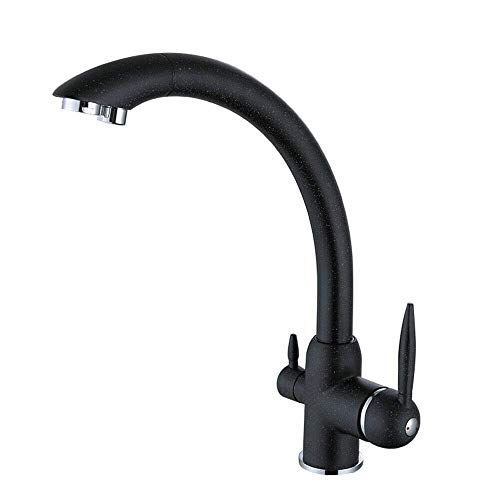 360° Drehbar Küchenarmatur Ausziehbar Wasserhahnmischer 3 Wege Wasserhahn mit Wasserfilter Spüle Mischbatterie Küche Armatur zum Warmes/Kaltes/Gereinigtes Wasser 360° Drehbar Küchenarmatur Ausziehbar Wasserhahnmischer 3 Wege Wasserhahn mit Wasserfilter Spüle Mischbatterie Küche Armatur zum Warmes/Kaltes/Gereinigtes Wasser von OUKANING