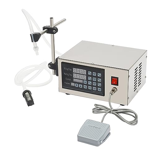 OUKANING Automatisch Abfüllmaschine 5ml~3500ml flüssige Abfüllgerät Flüssigkeit Füllmaschine Edelstahl von OUKANING