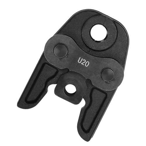 OUKANING Pressbacken Für Hydraulische Rohrpresszange, Aus Cr40 Stahl, Schwarz, U16/U20/U25/U32, Kompatibel Mit Meisten Rohrpresszangen, Schmiedeverfahren, Verschleißfest (16) von OUKANING