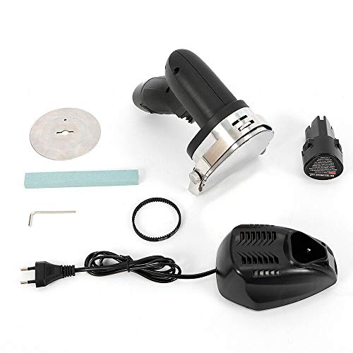 OUKANING Schnurloser Elektrischer Kebabmesser Kebabschneider 80W Dönermesser Gastro Dönerschneider Elektromesser zum schneiden von Döner Kebab Fleisch 12V von OUKANING