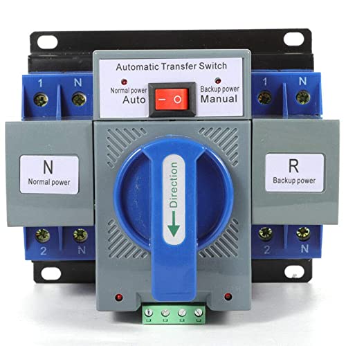 Transferschalter 63A 2P Dual Netzteil Transfer Switch 220V Dual Electronic Power Generator Umschalter Leistungsschalter von OUKANING