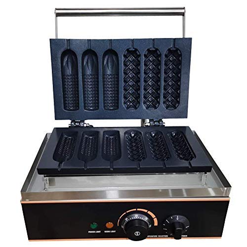 Waffelgerät 1500W Waffle Maker Machine 6 Stück lolly waffle hotdog maker Waffelmaschine Waffeleisen for Waffle Making and Sausage Corn Baking Anti-Haftbeschichtung Waffelgerät 1500W Waffle Maker Machine 6 Stück lolly waffle hotdog maker Waffelmaschine Waffeleisen for Waffle Making and Sausage Corn Baking Anti-Haftbeschichtung von OUKANING