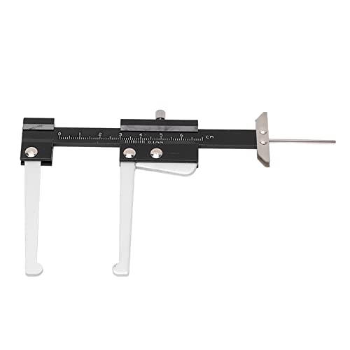 Bremsscheiben-Tiefenmessschieber, metrischer Messschieber 0-60 mm Reifenprofiltiefenmesser 0,1 mm Genauigkeit, tragbarer Bremsscheiben-Tiefenmesser von OUKENS