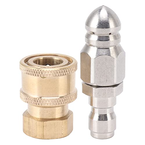OUKENS 4500 PSI Stainless Steel Pressure Washer Ball Valve Kit with Quick Connect Fittings for Karcher Simpson Commercial Residential Cleaning OUKENS 4500 PSI Stainless Steel Pressure Washer Ball Valve Kit with Quick Connect Fittings for Karcher Simpson Commercial Residential Cleaning von OUKENS